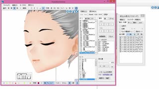 【Vroid】VroidMMDモデル(顔)をblenderでいじるだけの動画