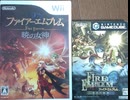 [実況]「ファイアーエムブレム・暁の女神／ファイアーエムブレム・蒼炎の軌跡（Wii・NGC）」実機で少しだけプレイ！ （スマホ撮影）