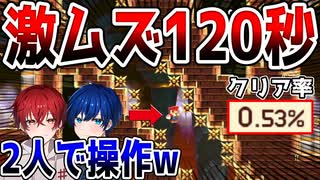 【2人マリオ】2人操作で2つの世界を駆け抜けろ！【マリオメーカー2】