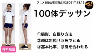 アニメ私塾合宿100体デッサンと撮影の仕方250517