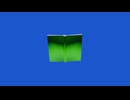 BlueBackの緑色の本作りました
