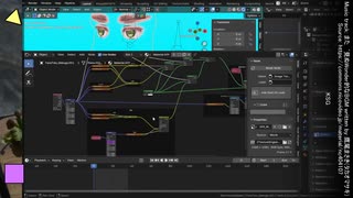【作業工程ログ】Blenderまばたき設定