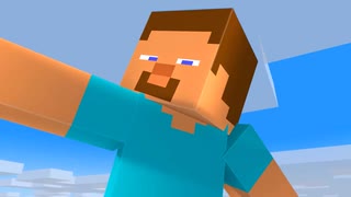 スティーブ対アレックス：スライムジャンプバトル【マインクラフトアニメ】