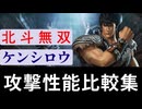『ボイスロイド解説』初代北斗無双＆インターナショナル版 攻撃性能比較集 ケンシロウ編