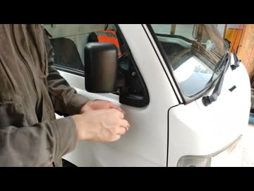 ハイゼットのミラー外し方
