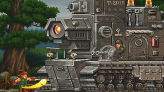 メタスラ風ラン&ガン探索アクション『Guns of Fury』実況プレイpart2