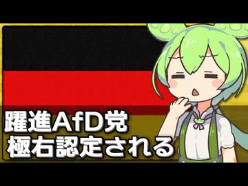 ドイツ政府がAfDを極右認定した問題について