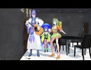 【MMD】コント_ハンマーギター【がくぽ/GUMI/ウナ】