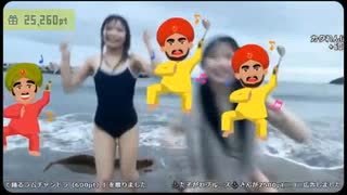 【皐月りりあ】始球式イベ♡さむい！うみ！りりぴ！□みんながんばってるな…□無限ラムチャンドラ こんなん□ワロテまうわ【ニコ生】