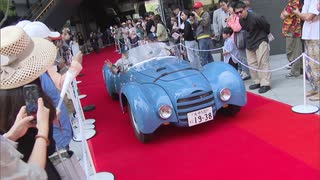 “フェラーリやポルシェ”クラシックカー約60台が勢揃い　展示･レーススタート　福岡市