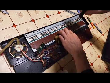 YAMAHA PortaSound PSS-140 分解洗浄