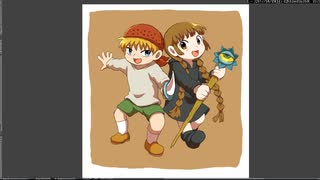 ニケとククリ描いてみた