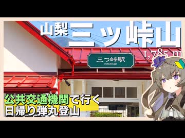 【山梨】登山初心者が行く 初夏の三ッ峠登山【VOICEVOX登山】