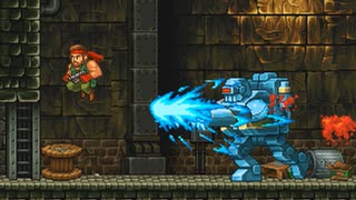 メタスラ風ラン&ガン探索アクション『Guns of Fury』実況プレイpart9