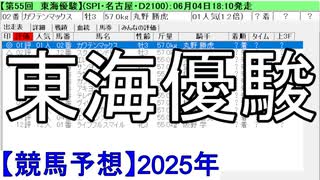 【競馬予想】2025「東海優駿(SPI)」
