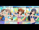 【ミリシタ】未来 静香 星梨花 U・N・M・E・I ライブ【マイオンリースイムウェア】