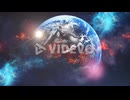 planet earth is surrounded by nebula clouds, animation
