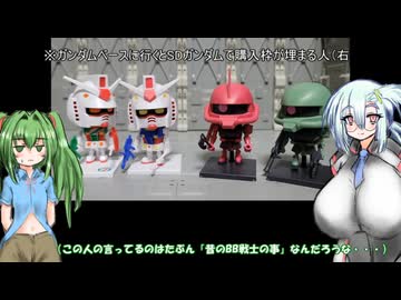 シャアザクくんDXセット ガンプラくん(セブンイレブン限定カラー) ゆっくりプラモ動画