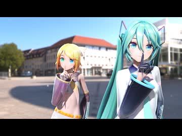 【MMD】baam - YYB式初音ミクx鏡音リン【sdPBR480】