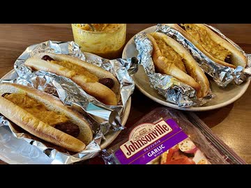 【揚げソーセージのホットドッグ】本当に本当に、妻のしもべ