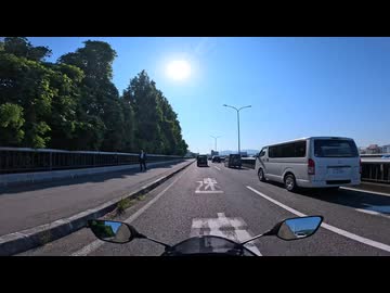 とあるバイクの通勤風景20250605（車欲しいんだけど悩むなあって話をしてる