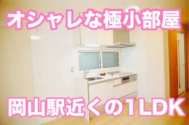 岡山駅近くの一人暮らし１LDK賃貸アパート 岡山市北区駅元町ウイングB