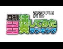月刊ニコニコ演奏してみたランキング #110　2024年1月