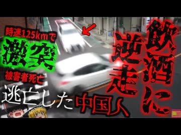 【2024年】『酒を飲み時速125kmで逆走』車に激突し相手が*亡 加害者は中国籍…ホテル滞在でも簡単に「外免切替」が出来る制度の抜け穴も問題に。【ゆっくり解説】