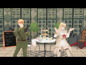 【MMD艦これ×ヘタリア】 ウォースパイト と イギリス で Fake_Heart(Short) 【黒柚式改変モデル】