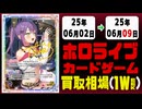 《40枚》ホロカ 買取相場(週)｜06月09日 ＜20円以上騰落＞ #ホロライブカード #ホロライブ #エリートスパーク #さくらみこ #角巻わため #白上フブキ #宝鐘マリン