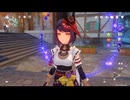 原神　雷電将軍＆九条裟羅＆ナヒーダでデイリー任務#４８１。地脈の花