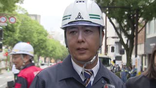 福岡市長「明日の通勤時間までに復旧させることを目標に･･･」福岡市中心部で道路陥没･通行止め　11日朝5時の通行再開目指す