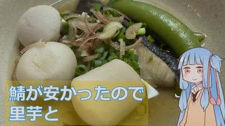 【割引だった】鯖が安かったので煮物でも【VOICEROID】