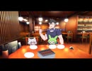 焼肉を食べに行く龍星とちっちゃずんだもんと小夜