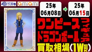 《150点》ワンピース&ドラゴンボール フィギュア 買取相場(週)｜06月08日～06月15日 ＜100円以上騰落＞