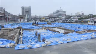 複合公共施設の建設予定地で発見された旧門司駅の遺構　有識者で作る懇話会が展示方法などを検討