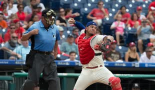 【MLB】送球が真っっっっすぐ飛んで来る捕手アルファロの肩パルト集