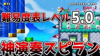 70秒演奏スピランが神コースだった【難易度表チャレンジ / マリオメーカー2】
