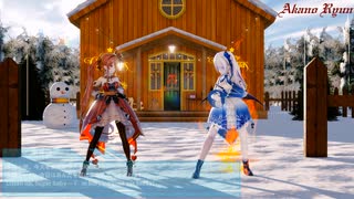 東雪蓮vs冰糖IO 【MMD 格闘モーション配布 EP2-7】