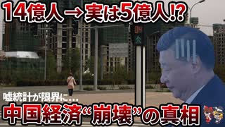 【衝撃】中国の人口“5億人説”が現実に！？統計隠蔽と失業地獄の裏側【ゆっくり解説】