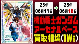 ガンダムアーセナルベース 買取相場《100枚/週》｜06月11日～06月18日 ＜100円以上騰落＞ #ガンダム #ガンダムAB #機動戦士Gundam GQuuuuuuX #ジークアクス