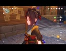 原神　雷電将軍＆千織＆ナヒーダでデイリー任務#４９０。地脈の花