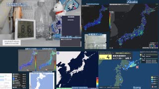【緊急地震速報(予報)】2025年06月19日08時08分頃発生 最大震度4 根室半島南東沖