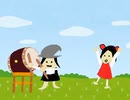 太鼓をたたくヘイト魔理沙
