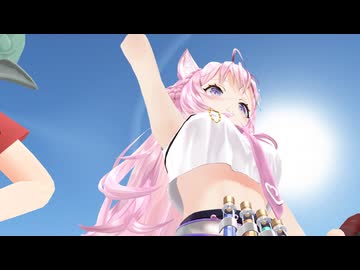 【東方ＭＭＤ】博麗神社　博衣こよりのセクシーポーズ
