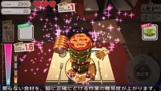 【爆盛食堂】バカ盛食堂　ステージ５・ハンバーガー【字幕実況】
