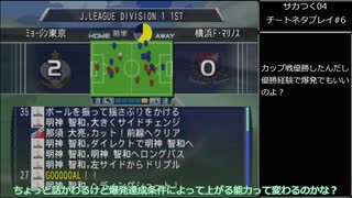 サカつく04　在籍4年目にしてチームに馴染みだす選手が続出する　チートネタプレイ#6