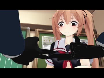 【MMD艦これ】休み時間にじゃんけんして遊ぶ生徒たち【健全】