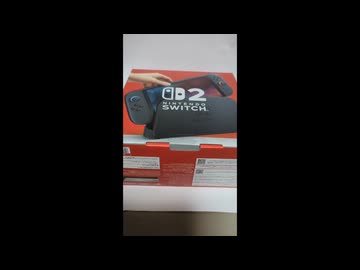 switch２を開封しながらドラえもんの声真似
