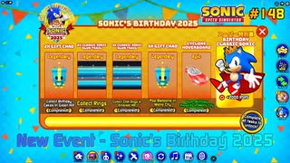 【Sonic Speed Simulator #148】Limited Time Event - Sonic's Birthday 2025